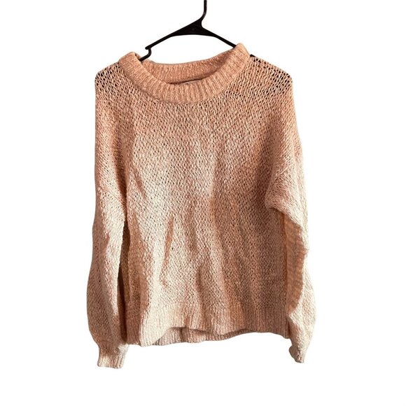 Madewell Baez Pullover Pink Sweater - Picture 2 of 4